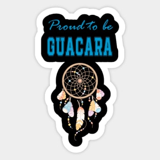 Native American Guaycura Dreamcatcher 50 Sticker